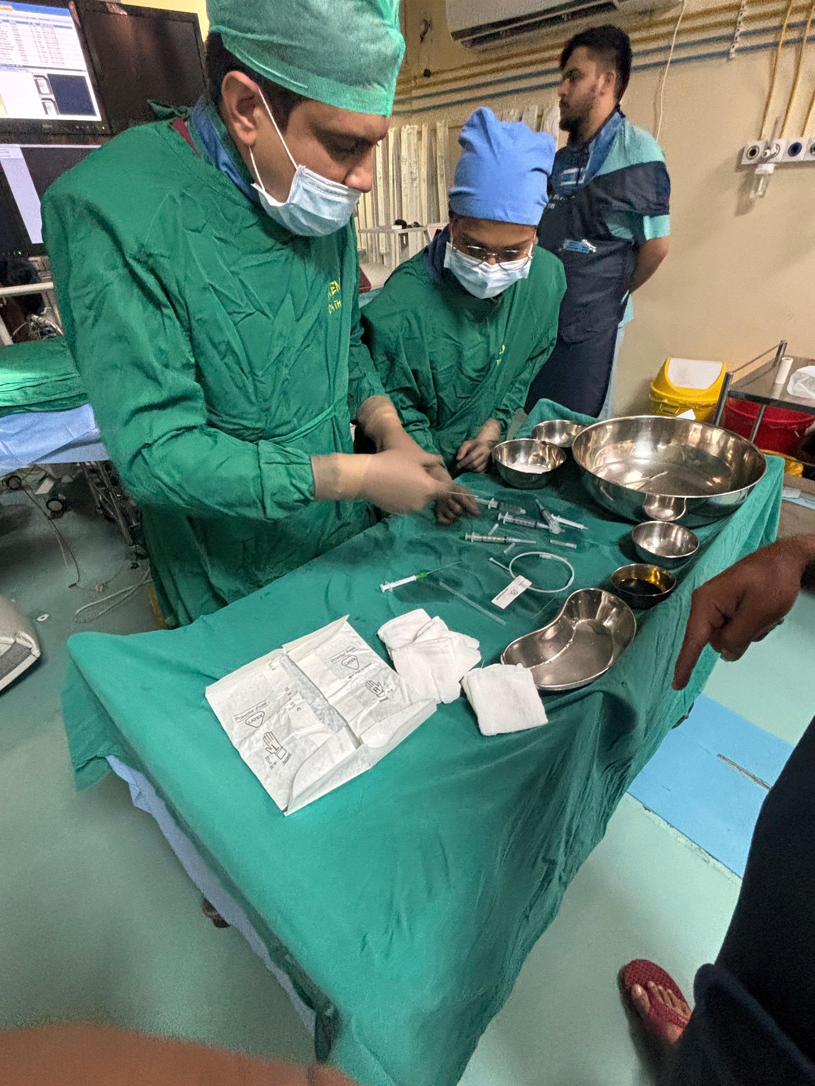 Dr. Pankaj Sugaonkar leading a paediatric cardiology training session
